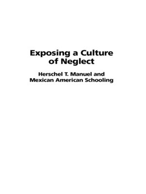 cover image of Exposing a Culture of Neglect